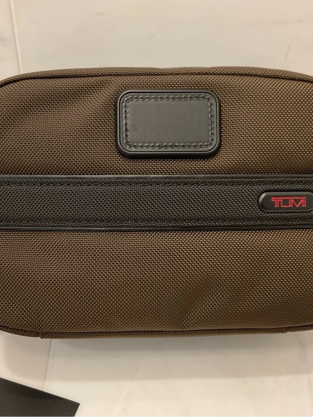 NEW Tumi GEN 4.3 - 8.5” Ballistic Zippered Split Travel Dopp Kit - COFFEE BROWN